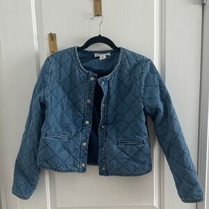Rachel Zoe Quilted Denim Jacket
